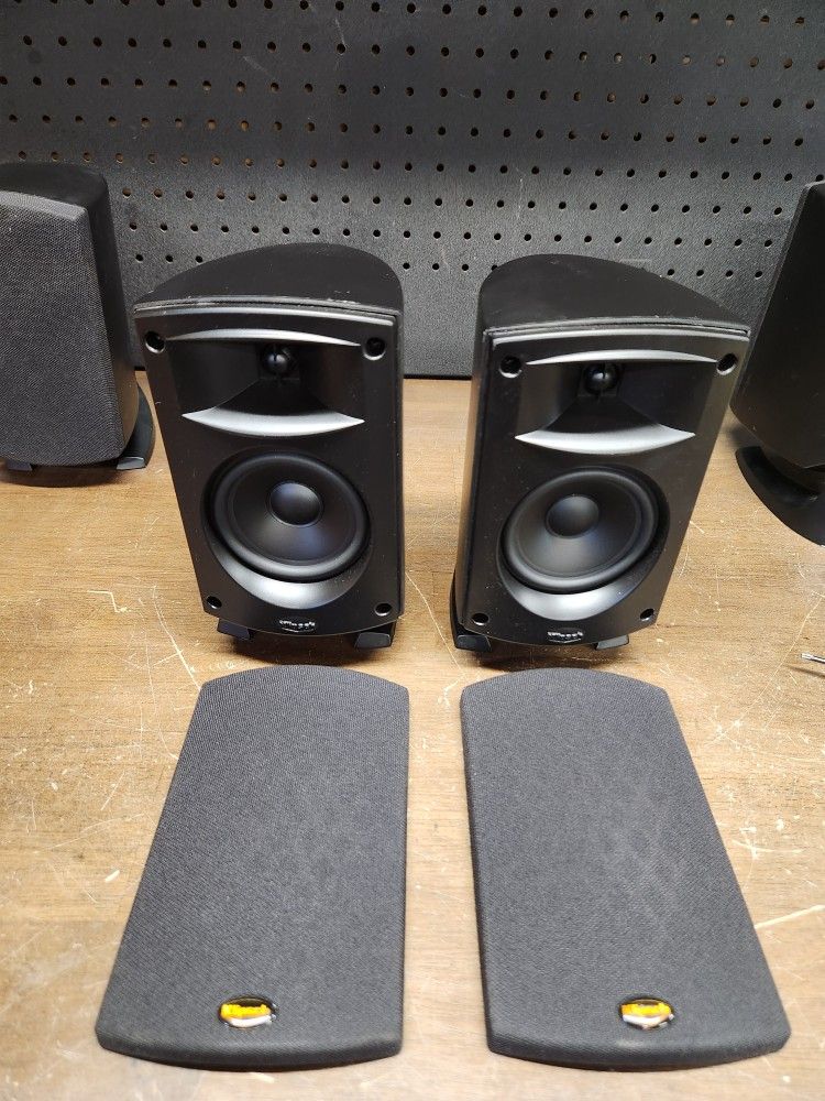 Pair Of Klipsch Quintet II Speakers Satellite 75 Watts 8 Ohms