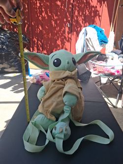 Baby Yoda Grogu Plush Backpack