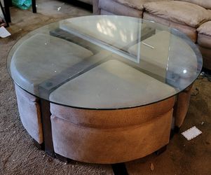 Coffee Table With Chairs