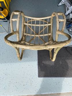 Beautiful rattan rocking chair