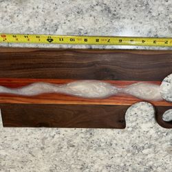 Walnut, Padauk, Epoxy River Board