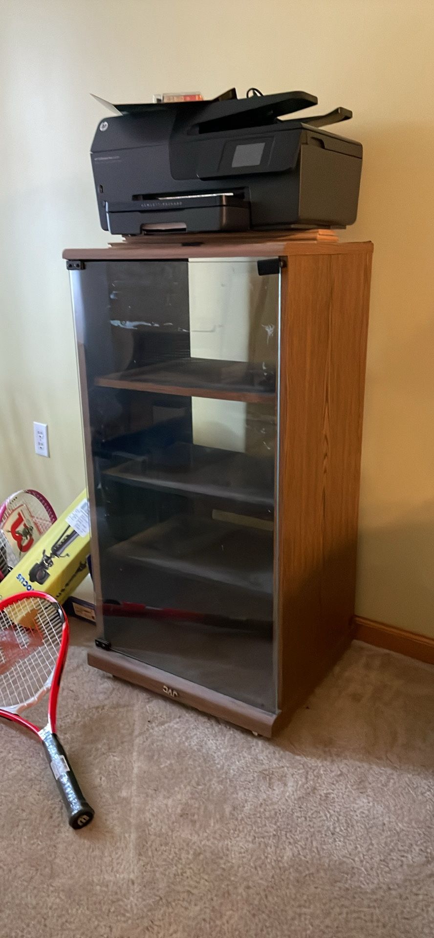 Small Entertainment Media Book Shelf