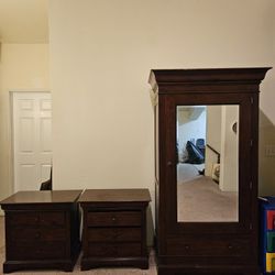 Armoire With Matching Nightstand