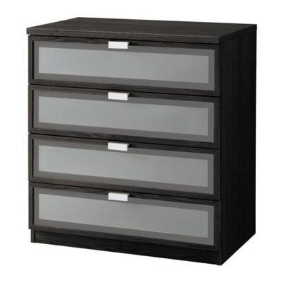 ikea black dresser 4 drawer IKEA FGELFJLLET 4-drawer dresser, Black oak effect, 32 1/4x20 1/8x39 3/4