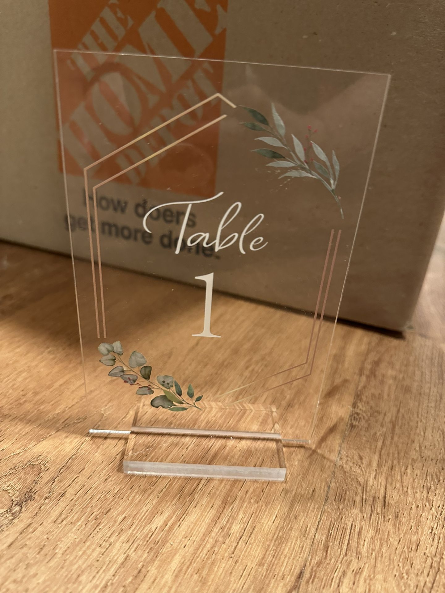 Table Numbers