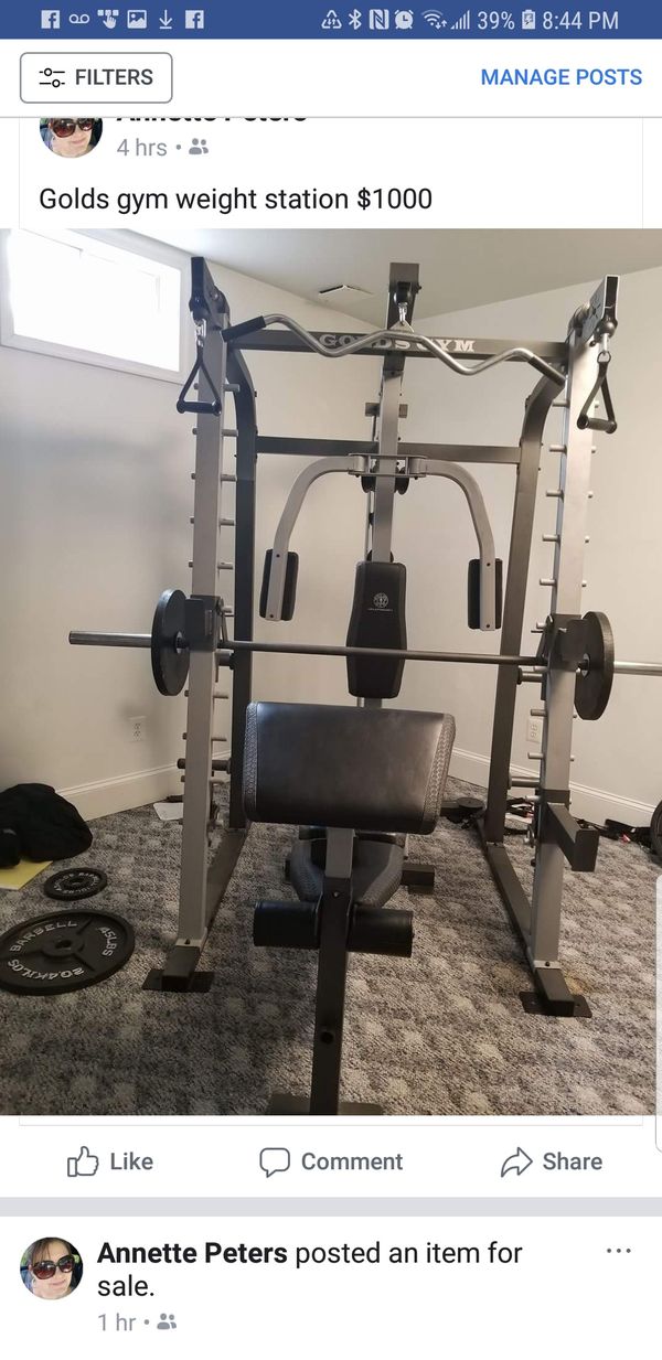 Gold Gym Weight Bench Station For Sale In Culpeper Va Offerup
