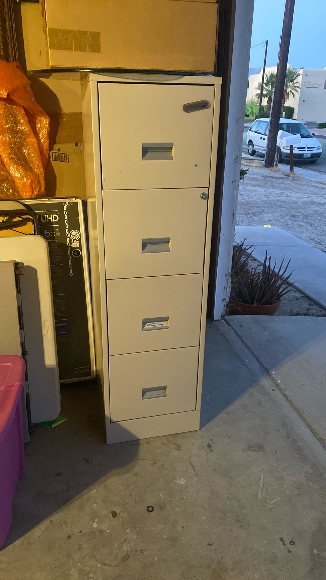 Tall Metal File Cabinet