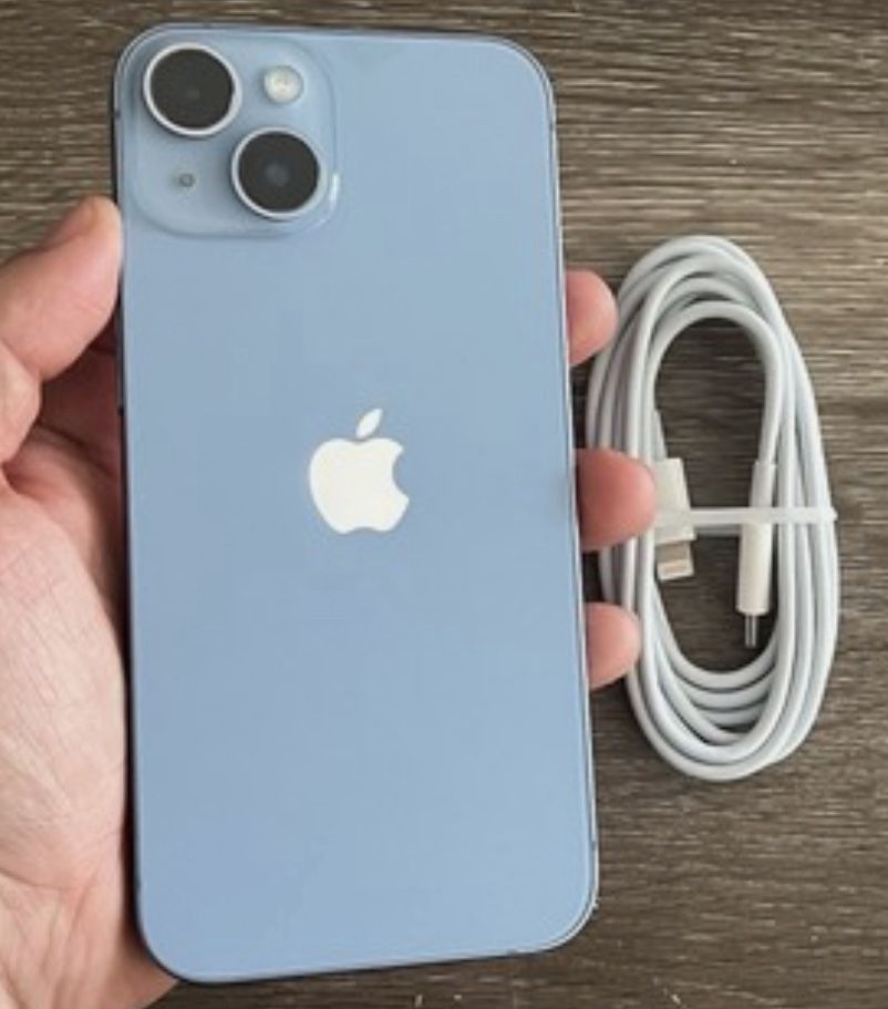 New iPhone 14 Plus 128 Gig Sleek Blue