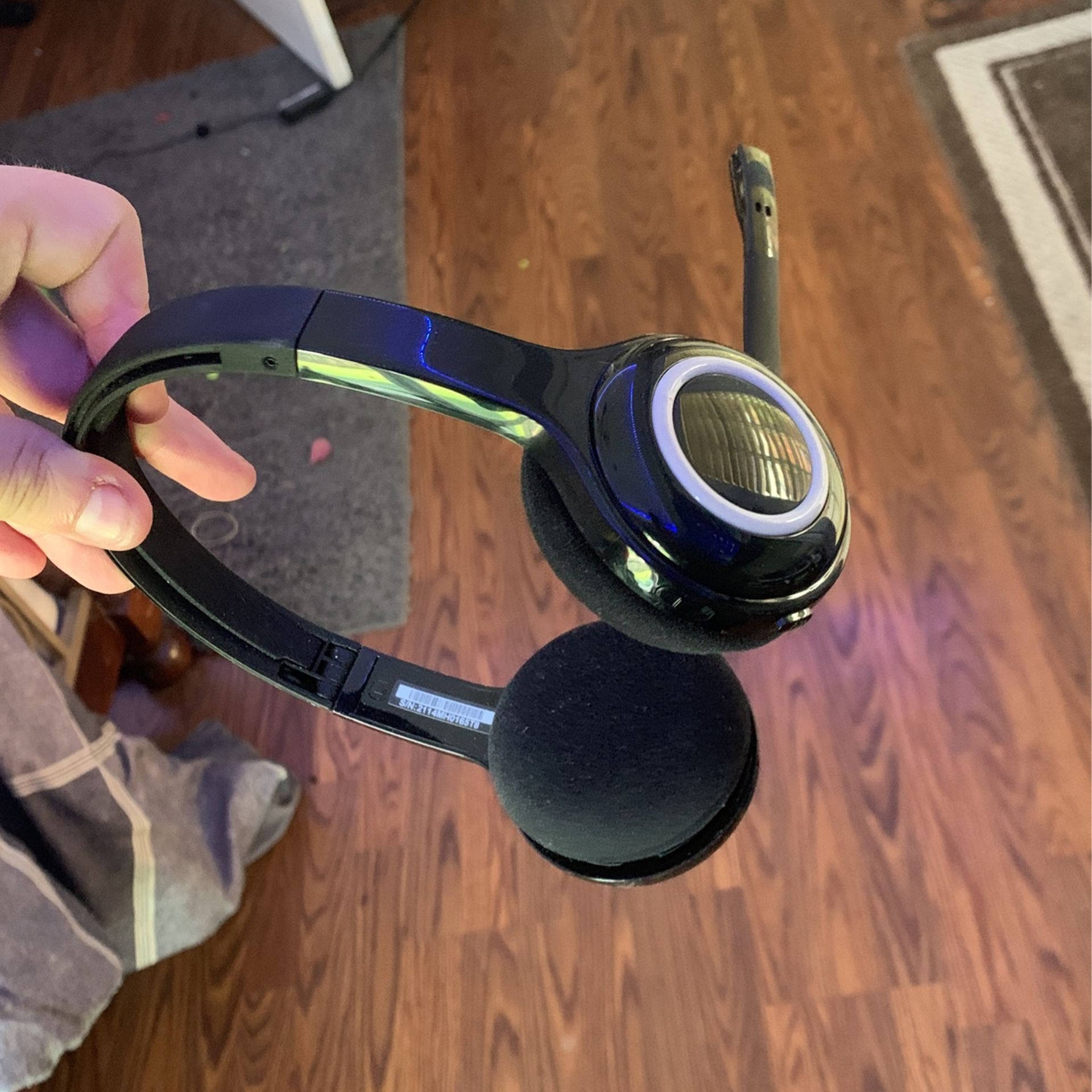 Work At Home Headset For Talking And Listening To Clients