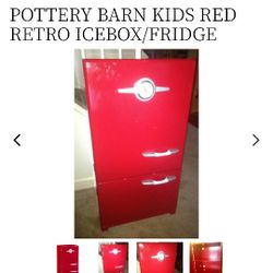 pottery barn vintage fridge for kids 4 sale $125 obo