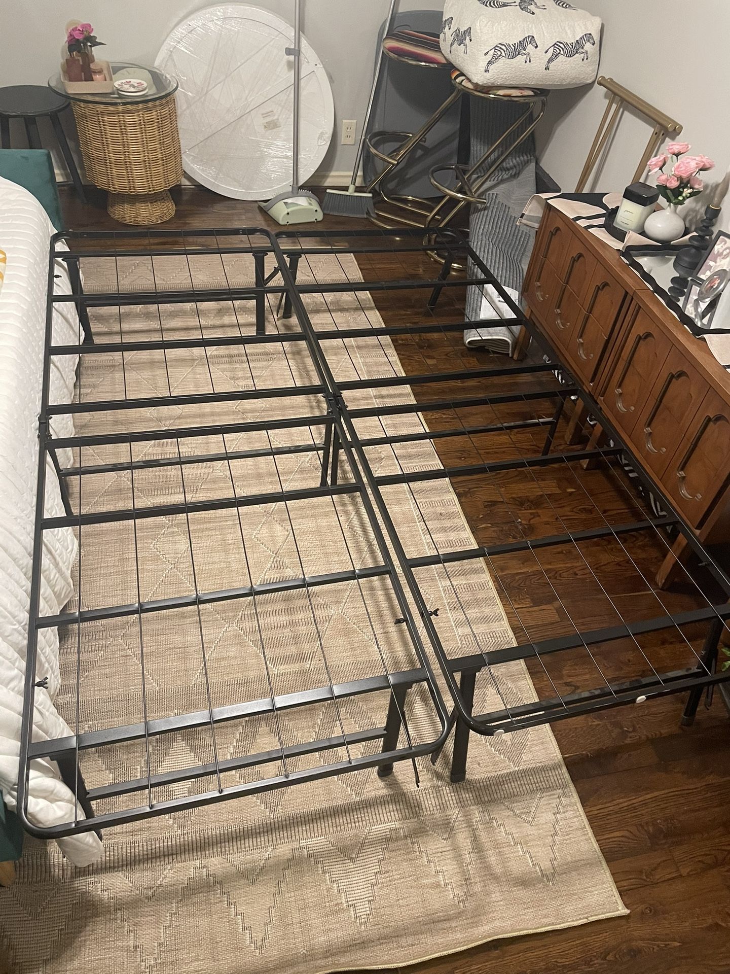 Sturdy Tall Queen Bed Frame