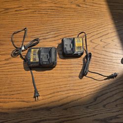 2 Dewalt Chargers