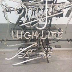 Miller "High Life" Broken Neon Sign