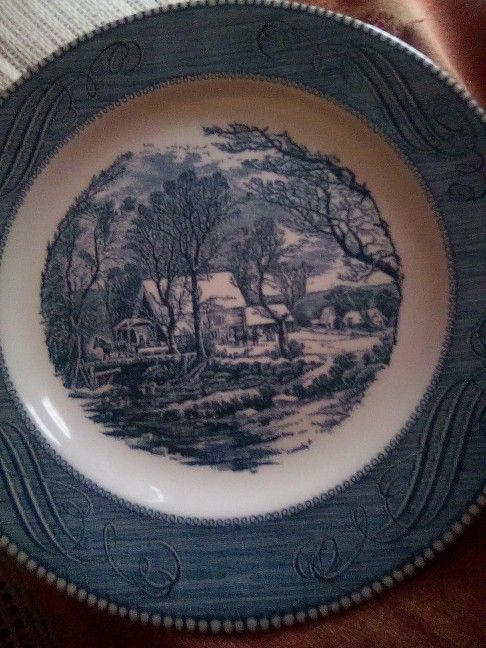 Currier & Ives Plate