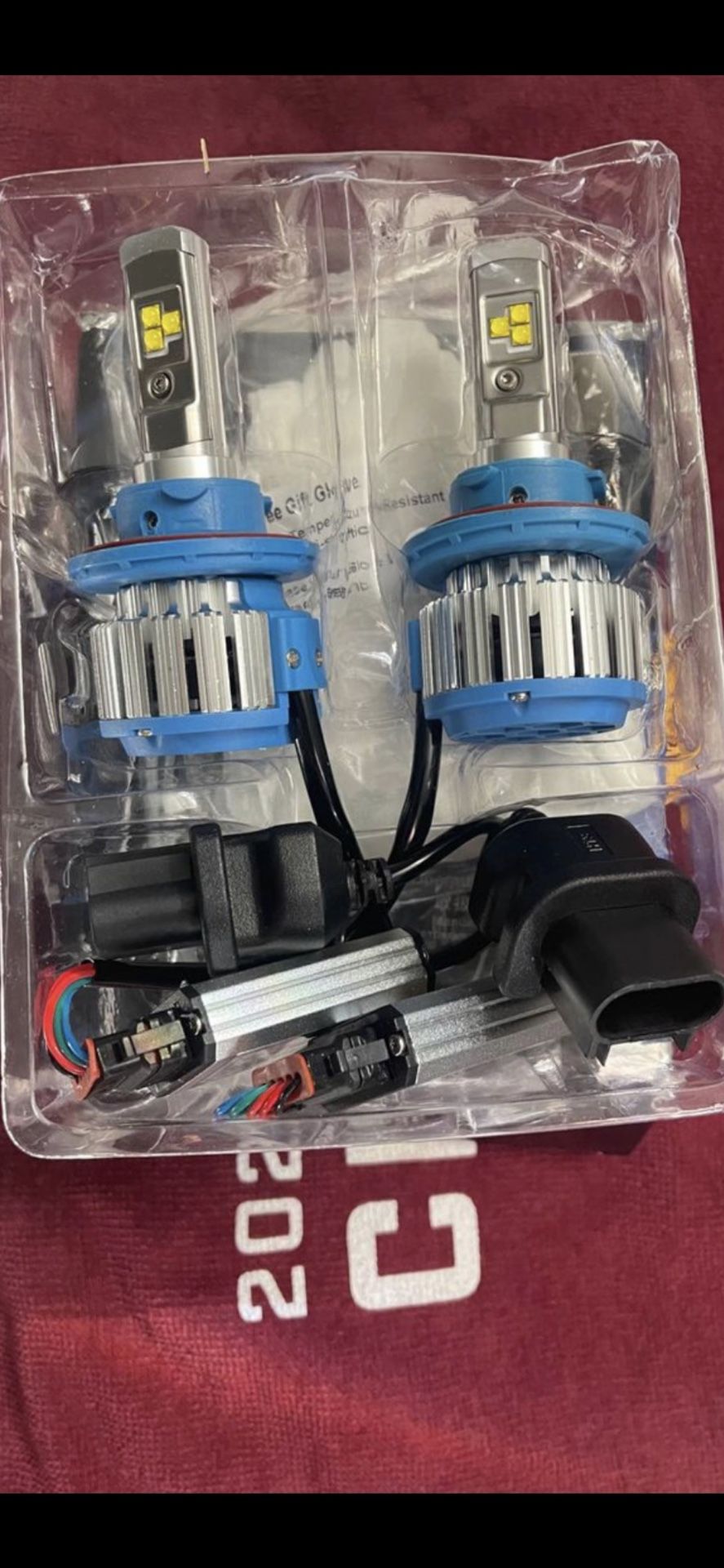 9007/HB5 LED Headlight Bulb, 26000LM 700% Brighter 9007 LED Headlight Bulb High and Low, 1:1 Size Plug-and-Play, 6500K White LED Bulb, 99% Canbus Read