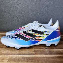 Men's Adidas Gamemode "White Black Solar Yellow" Soccer Cleats Sz 8.5 GW8540