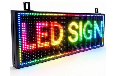 P10 Scrolling Led Sign Programmable Display Digital Sign Outdoor Message Board Led Open Signs For Business Custom Banner Word Light Advertising Wifi C