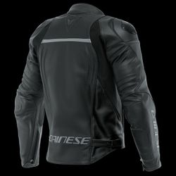 Dainese Racing4 Perforated Leather Racing Jacket  Black And White Size 56h