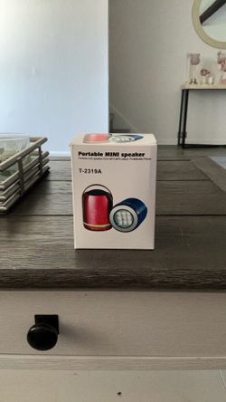 Portable mini speaker