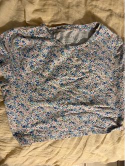 Multicolor Floral Crop Top
