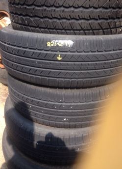 Set of four. Michelin. 225 6517 tires.