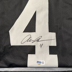 Authenticated Aidan O’Connell Signed Raiders Jersey