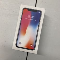 iPhone X Space Gray 256GB EMPTY BOX 