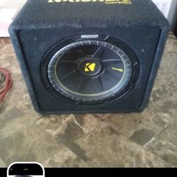 Sub Woofer And Amplifier 
