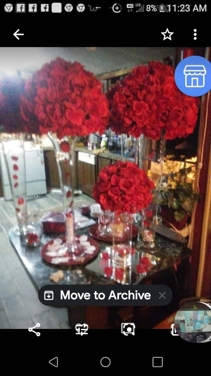 3 foot red rose Floral arrangements