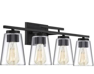 Savoy House 32” 4-Light Black Vanity Light – NEW – $254 Retail