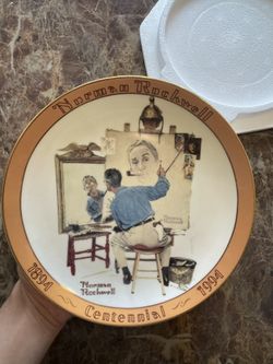 Vintage Collector’s Plate - “Triple Self Portrait” 1994