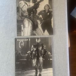 Robocop ll 11x14 Lobby Cards 2pc Peter Weller 1990 Orion Pictures