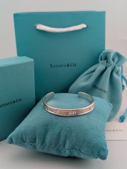 ✨ Vintage Tiffany & Co. Atlas Roman Numeral Cuff Bracelet