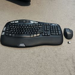 Logitech K350 Wireless Keyboard M705 Optical Mouse Combo With Receiver Tested
