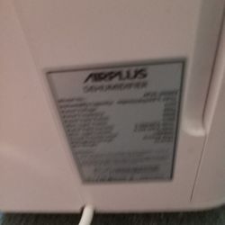 Air Plus Dehumidifier 