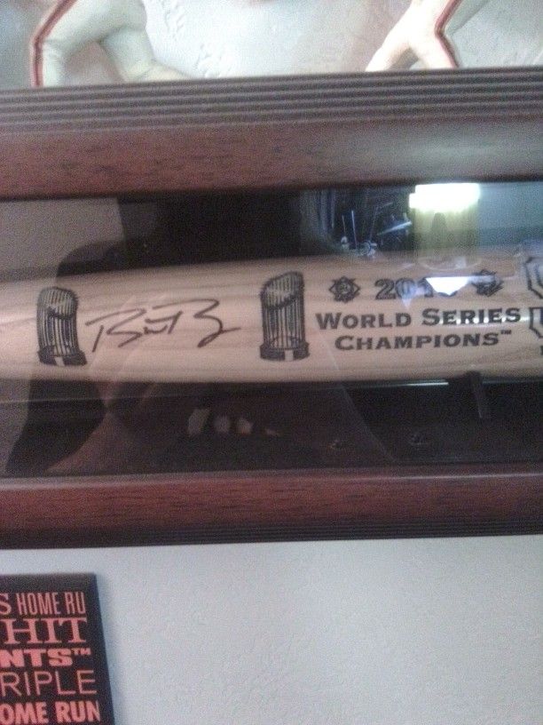 2010 Buster Posey Signed Bat Only 500 ,Number223