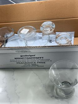 Clear Glass Stemless 8 Glasses
