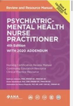 PMHNP Materials For Board Exam
