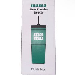 Blush Teas Green Mama Tumbler 20oz NIB