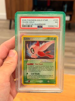 Gold Star Celebi PSA 7