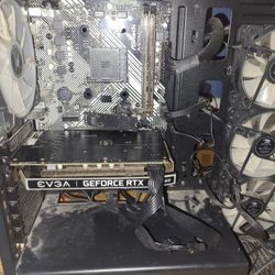 Pc Case Ibuypower With  600w Power Supply  And Asrock A320 Motherboard And Fans [GPU RAM And SSD EXCLUDED/NOT INCLUDED 