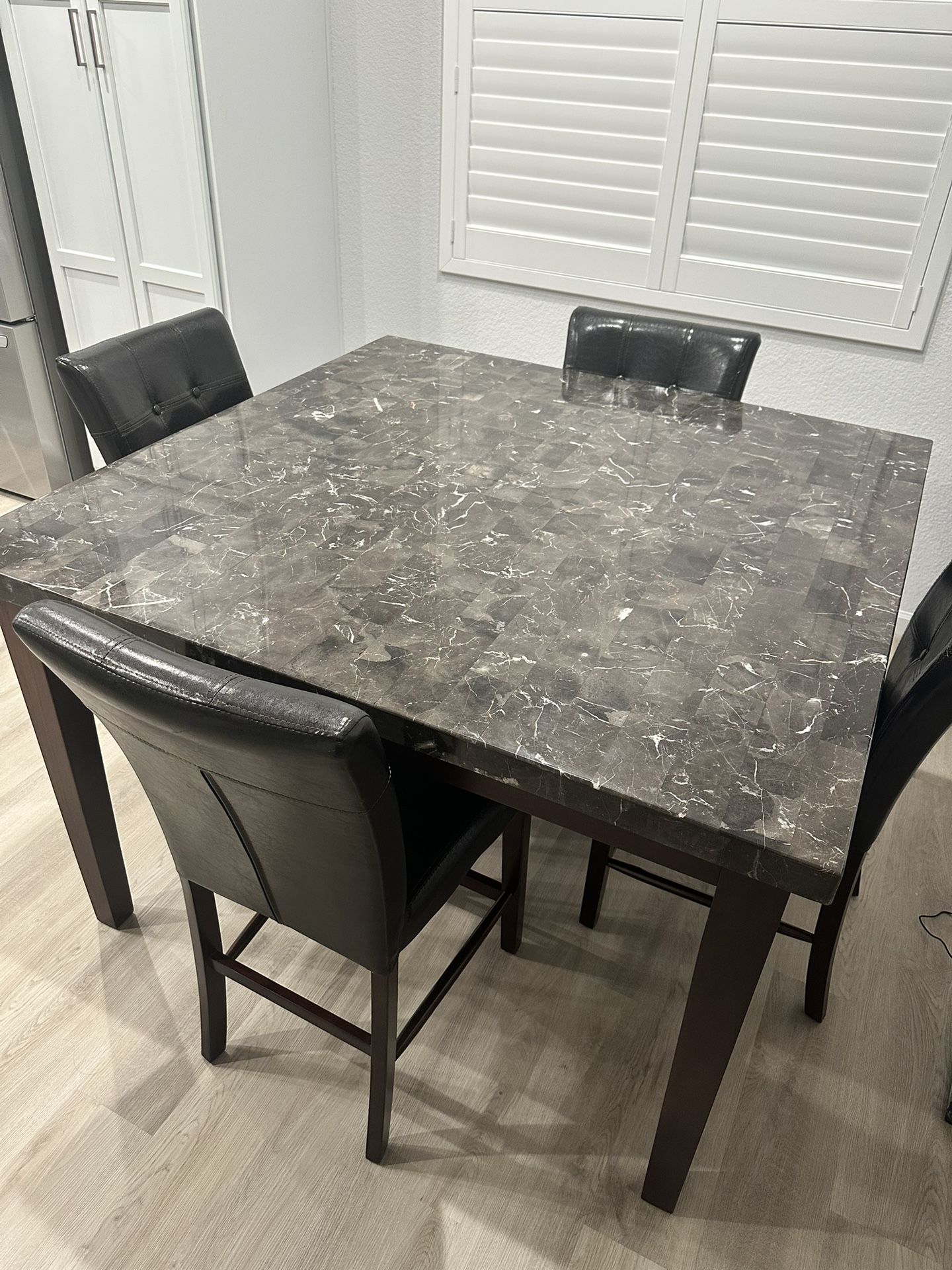 Marble Top Dining Table