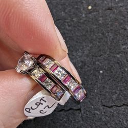 Wedding Set Black Platinum