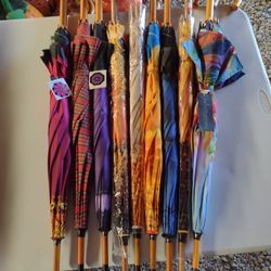 Nine New Large Umbrellas $5.00 Each