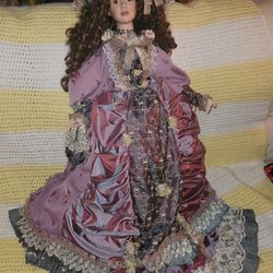 Beautiful girl. Porcelain Doll 40 Inches