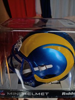 Autographed Mini NFL football helmet