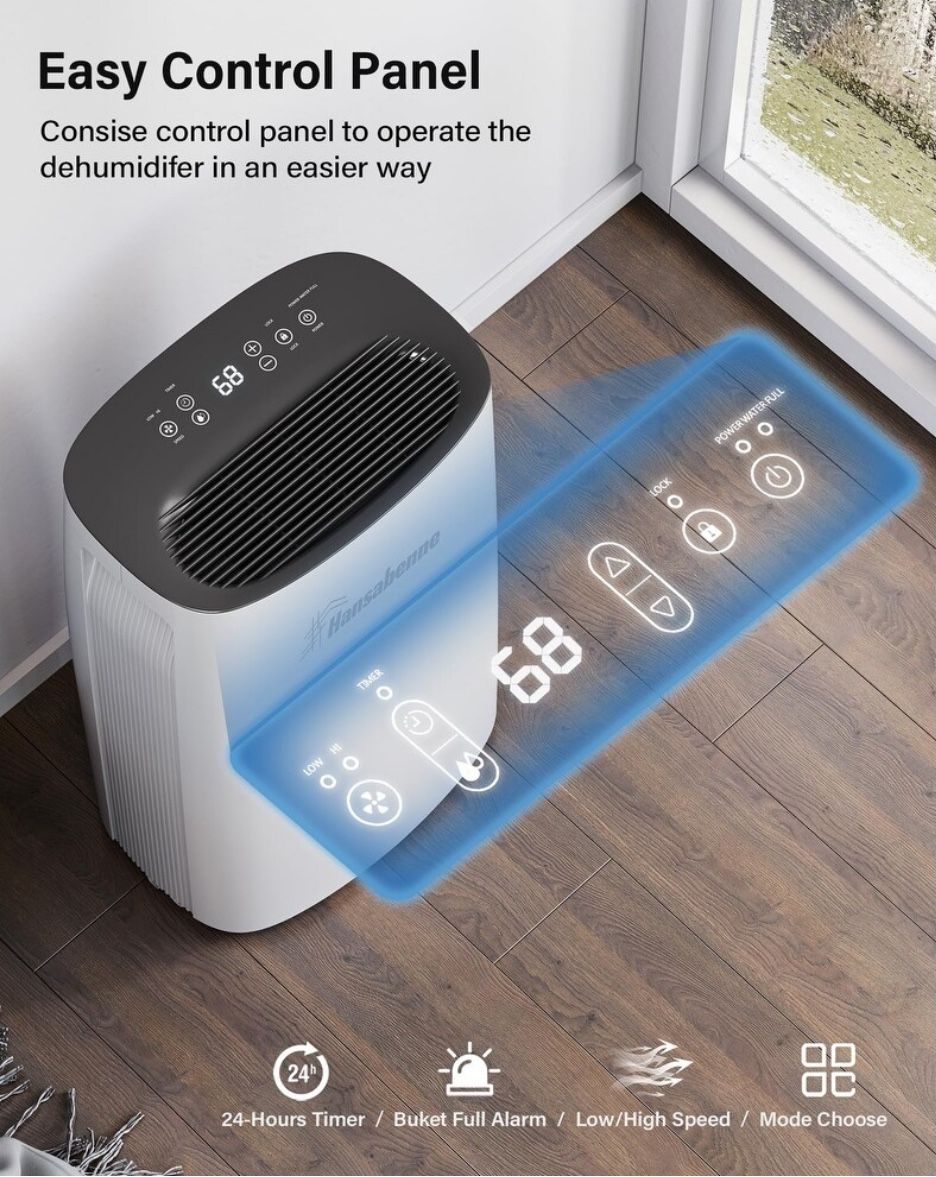 New Hansabenne 50 Pints Dehumidifier