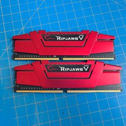 G.Skill Ripjaws V 16GB (2x8GB) DDR4 2133MHz CL15 Desktop RAM Kit Red