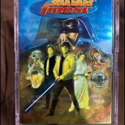 1996-Topps Finest Chromium “Star Wars” 90-Card Set Complete! OFFERS WELCOMED!!!😎