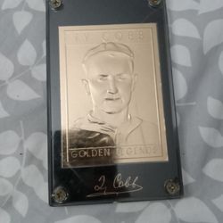 Ty Cobb 24k Golden Legends Baseball Card